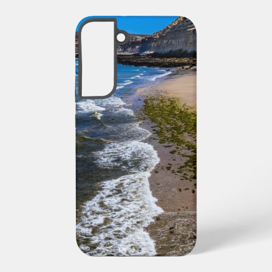 Strand in Puerto Piramides, Argentinien Samsung Galaxy Hülle (Rückseite)