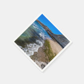 Strand in Puerto Piramides, Argentinien Serviette (Ecke)