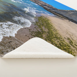 Strand in Puerto Piramides, Argentinien Sherpadecke