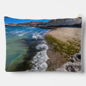 Strand in Puerto Piramides, Argentinien Zubehörtasche (Rückseite)