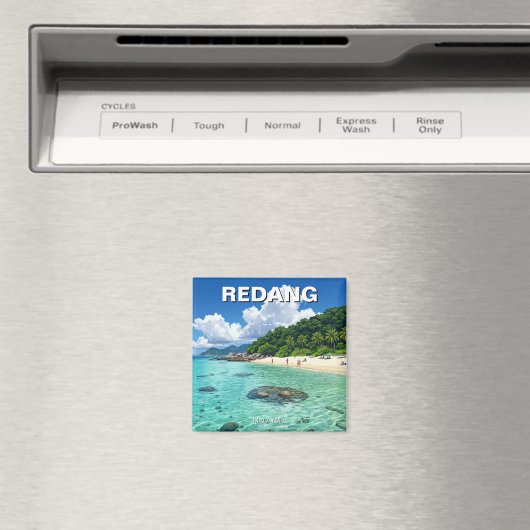 Strand in Redang Malaysia Magnet (In Situ (Geschirrspüler))