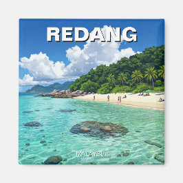 Strand in Redang Malaysia Magnet
