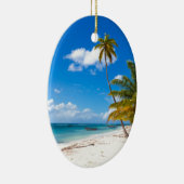 Strand in Saona Dominikanische Republik Keramikornament (Rechts)