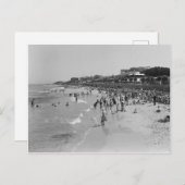 Strand in Tel Aviv in den 30er Jahren Postkarte (Vorne/Hinten)