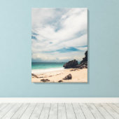 Strand in Tulum, Mexiko Leinwanddruck (Insitu (Holzboden))