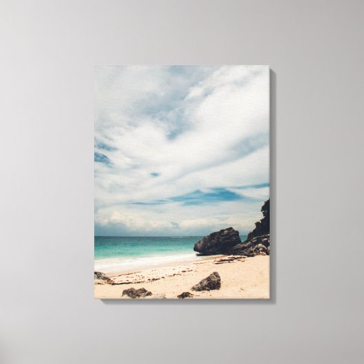 Strand in Tulum, Mexiko Leinwanddruck (Vorderseite)