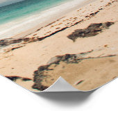 Strand in Tulum, Mexiko Poster (Ecke)
