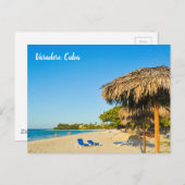 Strand in Vardero, Kuba Postkarte (Vorne/Hinten)