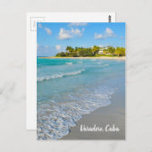 Strand in Vardero, Kuba Postkarte (Vorne/Hinten)