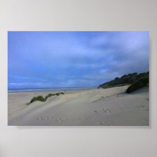 Strand in Yaquina Bay, Newport, OR Poster