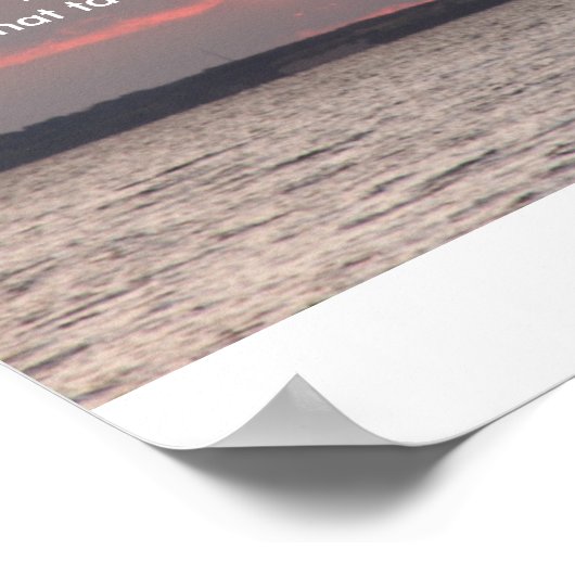 Strand Inspiriert Poster (Ecke)