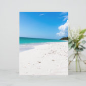 Strand Isla Saona in der Karibik Briefkopf (Stehend Vorderseite)