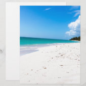 Strand Isla Saona in der Karibik Briefkopf (Vorne/Hinten)