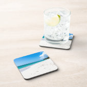 Strand Isla Saona in der Karibik Untersetzer (Rechte Seite)