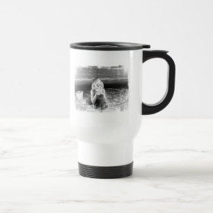 Strand Isolierkaffee-Tasse Reisebecher