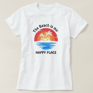 Strand ist mein glücklicher Ort T-Shirt