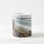 Strand ist meine glückliche Platz-Tasse Kaffeetasse (Mittel)