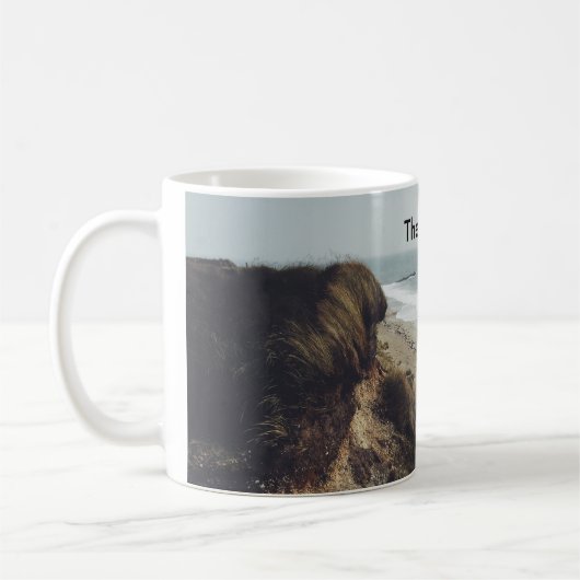 Strand ist meine glückliche Platz-Tasse Kaffeetasse (Links)