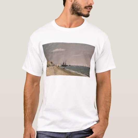 Strand John Constables | Brighton mit Bergmännern, T-Shirt (Vorderseite)