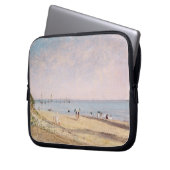 Strand John-Polizist-| Brighton (Öl auf Leinwand) Laptopschutzhülle (Vorderseite Links)