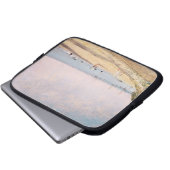 Strand John-Polizist-| Brighton (Öl auf Leinwand) Laptopschutzhülle (Vorne Knopf)