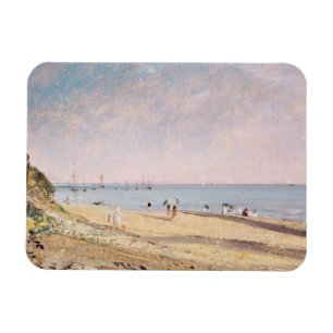 Strand John-Polizist- Brighton (Öl auf Leinwand) Magnet