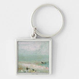 Strand Josephs Mallord William Turner mit Zahlen Schlüsselanhänger