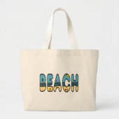 Strand Jumbo Stoffbeutel (Vorne)