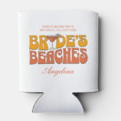 Strand Junggeselinnen-Abschied Groovy Bride's Beac Dosenkühler (Rückseite)