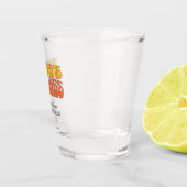 Strand Junggeselinnen-Abschied Groovy Bride's Beac Schnapsglas (Rechts)