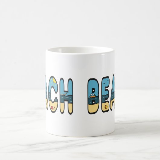 Strand Kaffeetasse (Mittel)