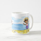 Strand Kaffeetasse (VorderseiteRechts)