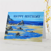 Strand Karte (Gelbe Blume)