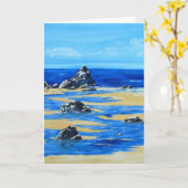 Strand Karte (Gelbe Blume)
