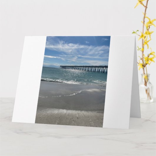 Strand Karte (Gelbe Blume)