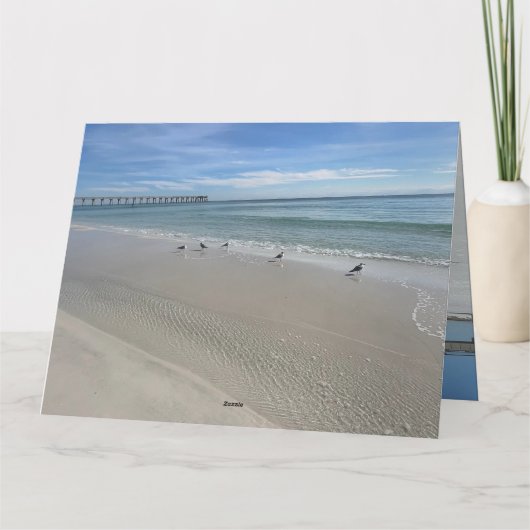 Strand Karte (Rückseite)