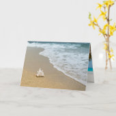 Strand Karte (Gelbe Blume)