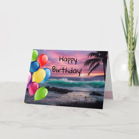 Strand Karte (Vorderseite)