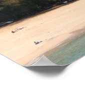 Strand, Kauai, Hawaii Poster (Ecke)