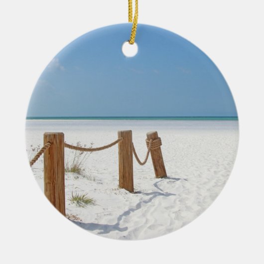 Strand Keramik Ornament (Vorne)