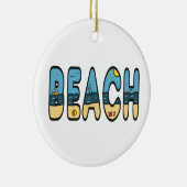 Strand Keramik Ornament (Rechts)