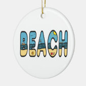 Strand Keramik Ornament (Links)