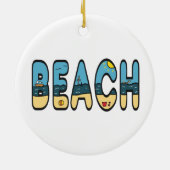 Strand Keramik Ornament (Hinten)