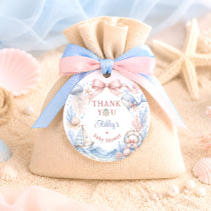 Strand-Kinderparty-Danksagung Geschenkanhänger
