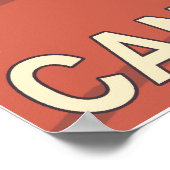 Strand & Kites - Cannon Beach, Oregon Poster (Ecke)