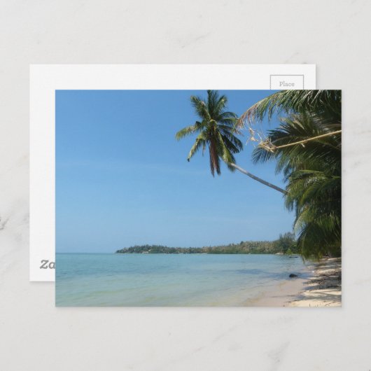Strand Koh Samui 3 Postkarte (Vorne/Hinten)