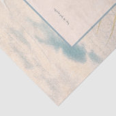 Strand Küste Botanisches Meer Weed Blue Decoupage Seidenpapier (Ausschnitt)