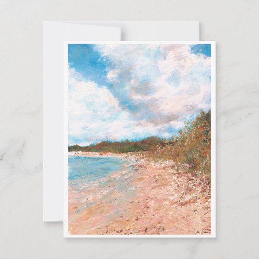Strand Küste Michigan Uferlinie (Vorderseite)