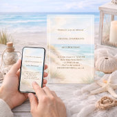 Strand Küste Sommer Geburtstag Einladung