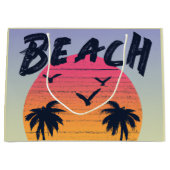 Strand/Küste/tropisch/hawaiisch Große Geschenktüte (Vorderseite)